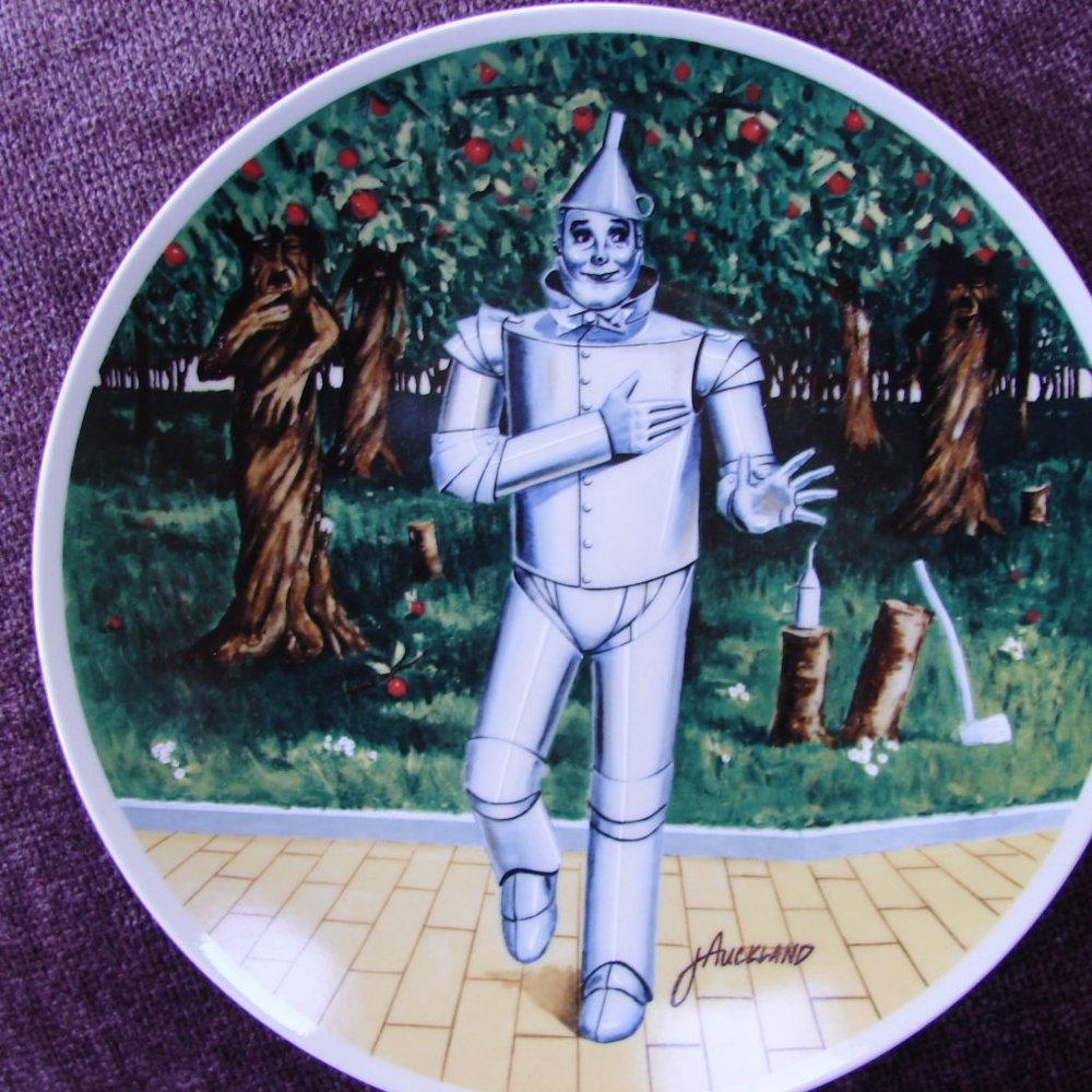 KNOWLES | "If I only Had a Heart " WIZARD OZ "TIN MAN RARE RETIRED Plate